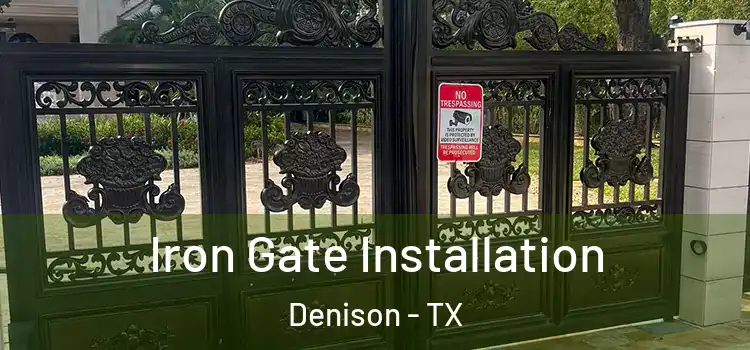 Iron Gate Installation Denison - TX